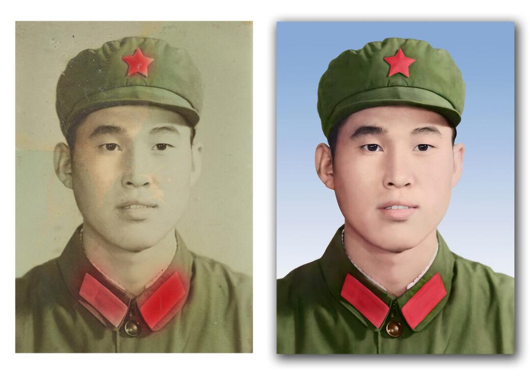 百色破损照片修复-18